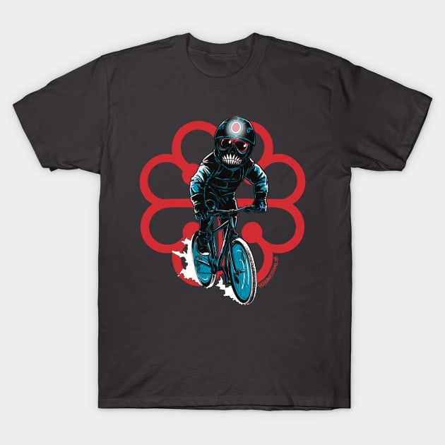 montreal winter bike T-Shirt by Paskalamak